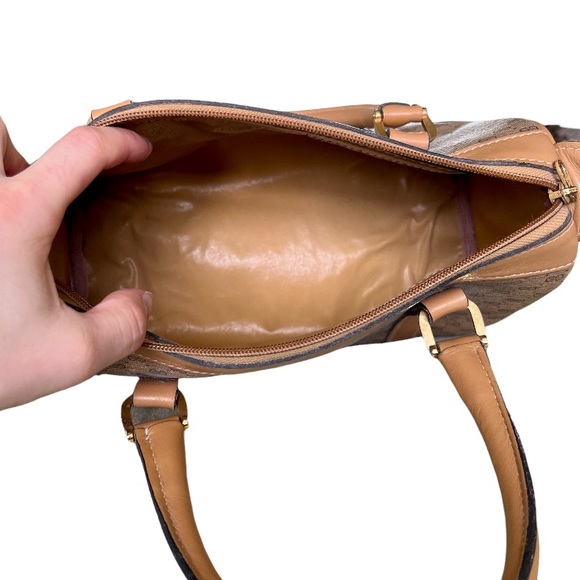 Gucci • Authentic Vintage Micro Monogram GG Leather Boston Bag Handbag - Picture 9 of 10